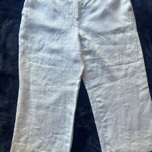 Talbots Pure Irish Linen Trousers Size 18